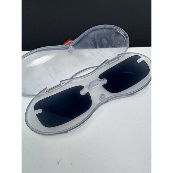 SwissFlex One Piece Poly Polarized Clip On Eyeglasses Italee Eyephorics main image 15